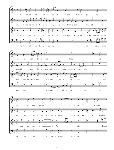 Scarlatti, Domenico: Messa quatuor vocum (Part 3: Credo) - Choir>SATB:7