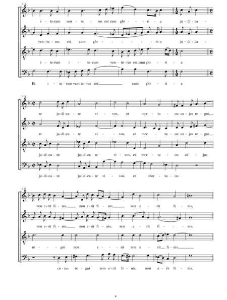 Scarlatti, Domenico: Messa quatuor vocum (Part 3: Credo) - Choir>SATB:8