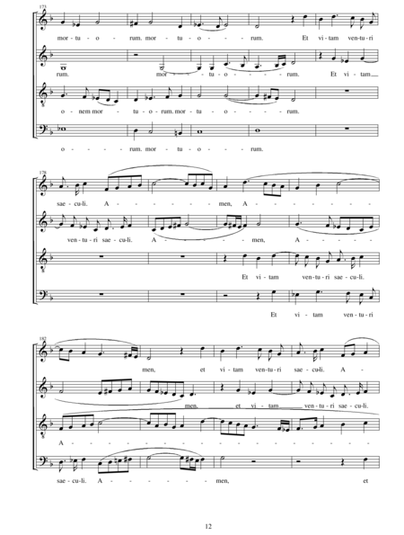 Scarlatti, Domenico: Messa quatuor vocum (Part 3: Credo) - Choir>SATB:12
