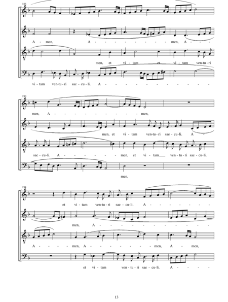Scarlatti, Domenico: Messa quatuor vocum (Part 3: Credo) - Choir>SATB:13