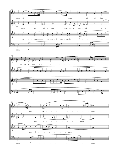 Scarlatti, Domenico: Messa quatuor vocum (Part 3: Credo) - Choir>SATB:14