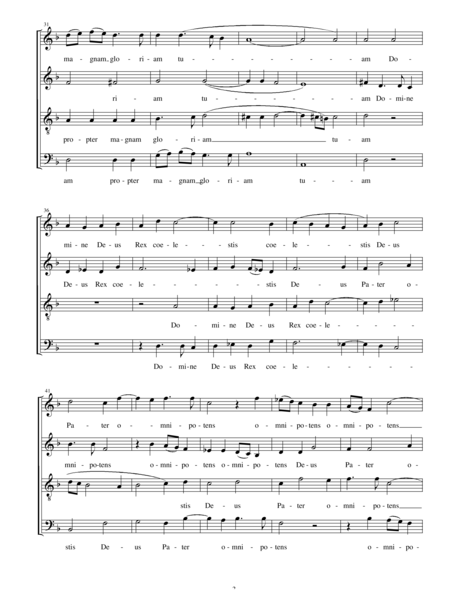 Scarlatti, Domenico: Messa quatuor vocum (Part 2: Gloria) - Choir>SATB:3