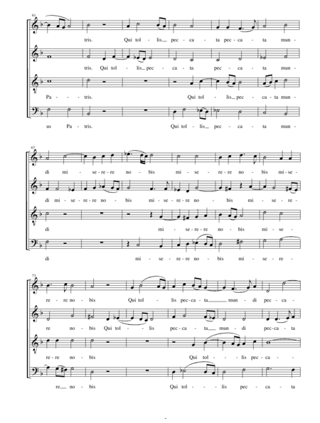 Scarlatti, Domenico: Messa quatuor vocum (Part 2: Gloria) - Choir>SATB:5