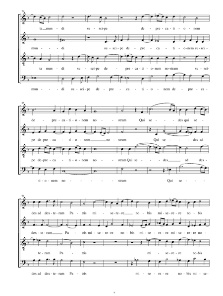 Scarlatti, Domenico: Messa quatuor vocum (Part 2: Gloria) - Choir>SATB:6
