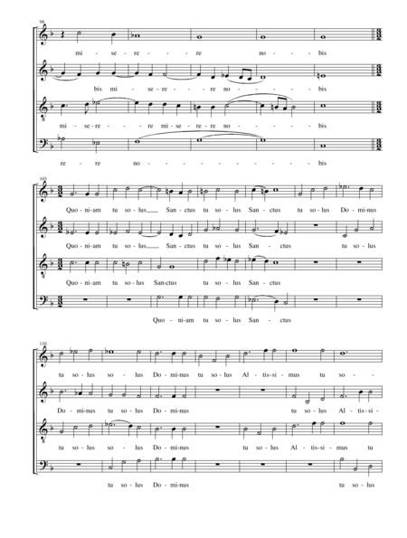 Scarlatti, Domenico: Messa quatuor vocum (Part 2: Gloria) - Choir>SATB:7