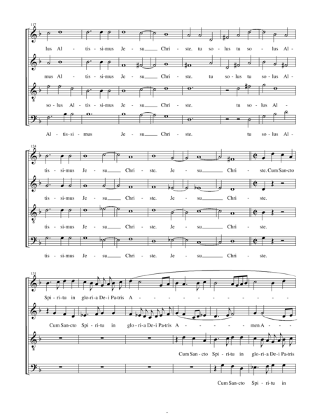 Scarlatti, Domenico: Messa quatuor vocum (Part 2: Gloria) - Choir>SATB:8