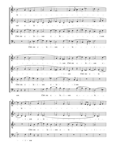 Scarlatti, Domenico: Messa quatuor vocum (Part 1: Kyrie) - Choir>SATB:3
