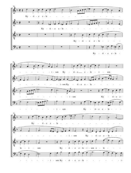 Scarlatti, Domenico: Messa quatuor vocum (Part 1: Kyrie) - Choir>SATB:5