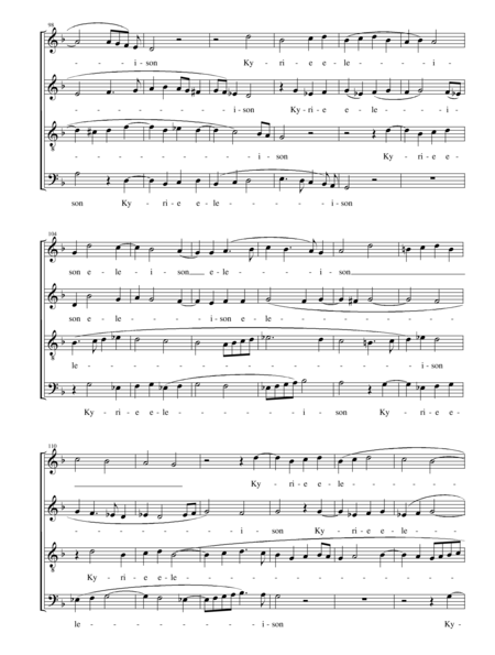 Scarlatti, Domenico: Messa quatuor vocum (Part 1: Kyrie) - Choir>SATB:6