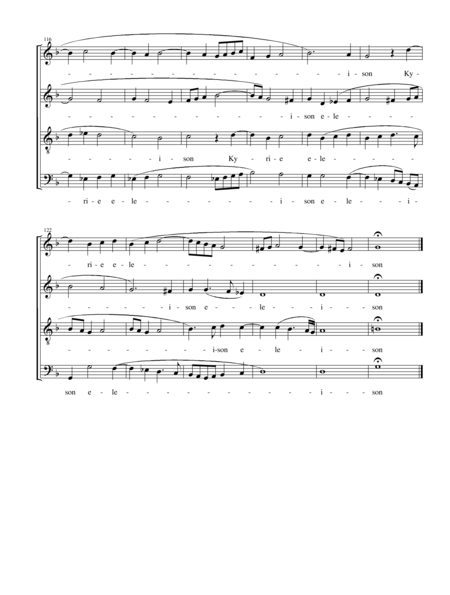 Scarlatti, Domenico: Messa quatuor vocum (Part 1: Kyrie) - Choir>SATB:7