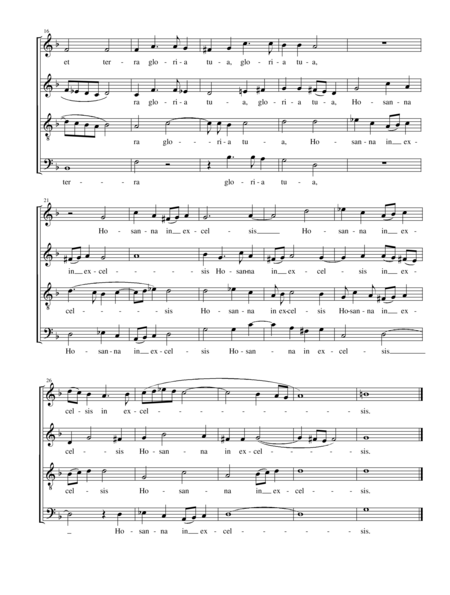 Scarlatti, Domenico: Messa quatuor vocum (Part 4: Sanctus) - Choir>SATB:2