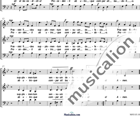 Schubert, Franz (Peter): Tantum Ergo - Coro>SAB:1