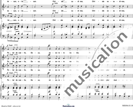 Reimann, Ignaz: Litaniae Laurentianae (Lauretanische Litanei) - Chor>SATB+Orgel:1