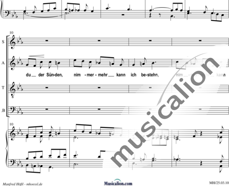 Mendelssohn Bartholdy, Felix: Señor, permíteme encontrar ayuda - Solo>Ten+Coro>SATB+Órgano:1