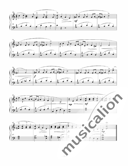 Smit, Maarten : Walking along Nr. 8 - Klavier:3