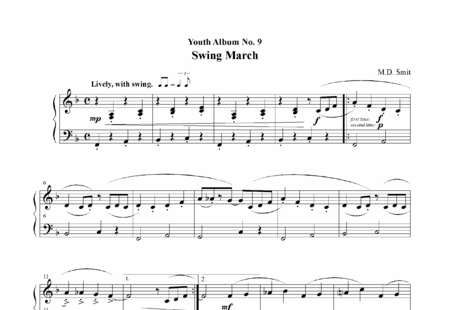 Smit, Maarten: Swing March Nr. 9 - Piano:0