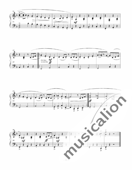 Smit, Maarten: Swing March Nr. 9 - Piano:3