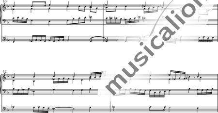 Glatz, Klaus: Fuge über "Macht hoch die Tür..." - Orgel>mPed:2