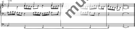 Glatz, Klaus: Fuge über "Macht hoch die Tür..." - Orgel>mPed:9