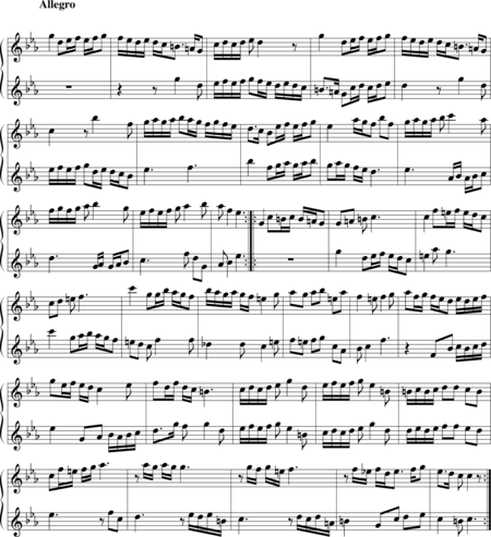 Croft, William: Sonate 1 (für Blockflöten AA) - Blockflöte 2:4