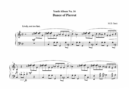 Smit, Maarten: Danza de Pierrot Nro. 16 - Piano:0