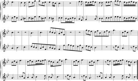 Croft, William: Sonata 4 (for recorders AA) - Recorder 2:4