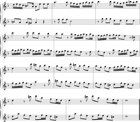 Croft, William
: Sonata 5 (para flautas dulces AA) - Flauta dulce 2:4