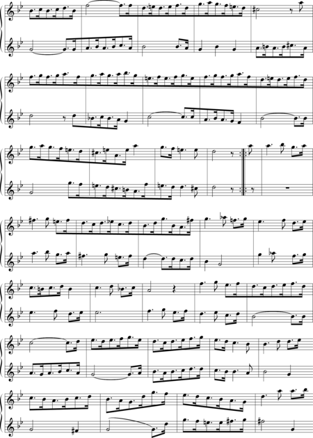 Croft, William: Sonate 6 (für Blockflöten AA) - Blockflöte 2:2