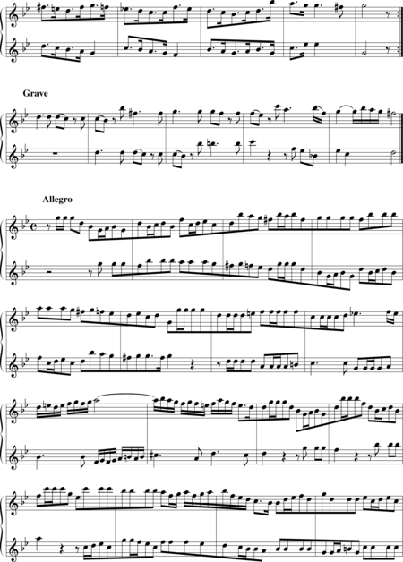 Croft, William: Sonate 6 (für Blockflöten AA) - Blockflöte 2:3