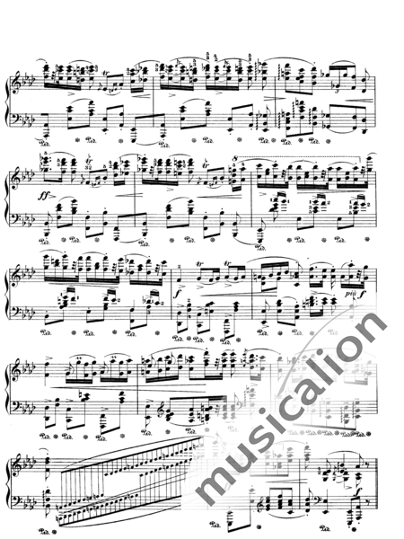 Chopin, Frederic: Polonaise No. 6 "Heroic" A major - Piano:3