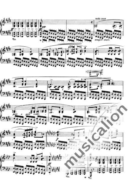 Chopin, Frederic: Polonaise No. 6 "Heroic" A major - Piano:6