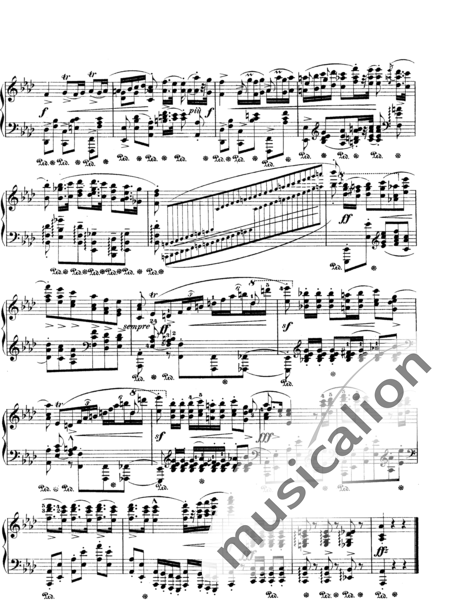 Chopin, Frederic: Polonaise No. 6 "Heroic" A major - Piano:10