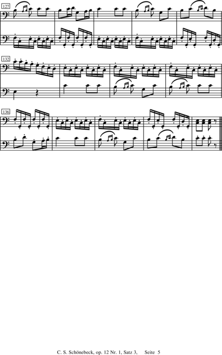 Schönebeck, C. S.: Duo 1 Rondo - Violoncello 2:5