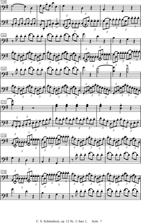 Schönebeck, C. S.: Duo 3 Allegro moderato - Violoncello 2:7
