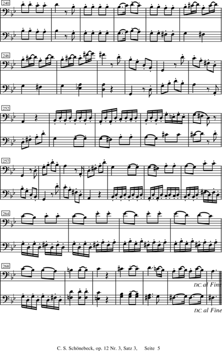 Schönebeck, C. S.: Duo 3 Rondo - Violoncello 2:5