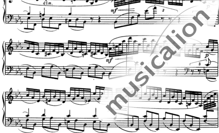 Skrjabin, Alexander: Etüde Nr. 8 - Klavier:1