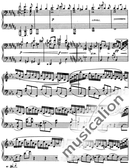 Skrjabin, Alexander: Etüde Nr. 8 - Klavier:3