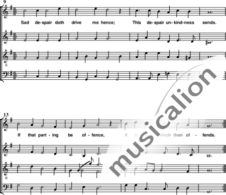 Dowland, John: Now, oh now I needs must part - Chor>SATB:2