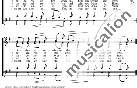 Silcher, Friedrich: In einem kühlen Grunde (Untreue)   - Chor>SATB:1