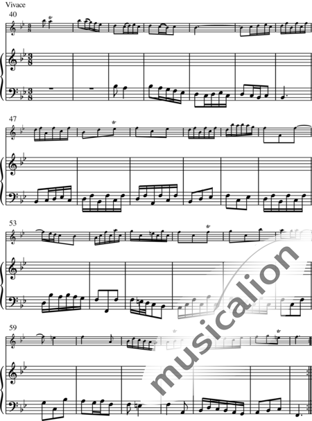 Telemann, Georg Philipp: Sonate B-Dur - Violine+Klavier:5
