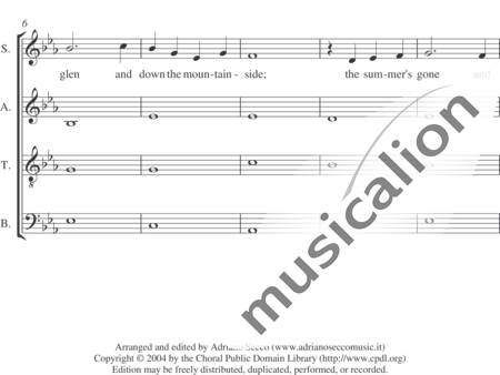 Anónimo, desconocido: Oh Danny Boy - Coro>SATB:1