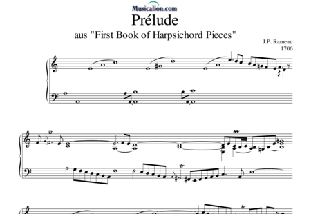 Rameau, Jean Philippe: Prelude - Klavier:0