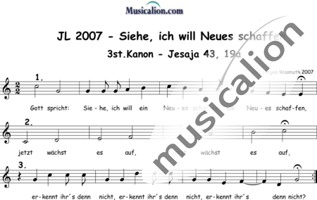 Wasmuth, Jan-Jürgen: Jahreslosung 2007 - Chor>X:0