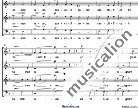 Gounod, Charles: Pater noster (Our Father, Pt. 1) - Choir>SATB:1
