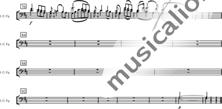 Mozart, Wolfgang Amadeus: Concierto para clarinete (2. Movimiento) - Clarinete+[Fl2+Fg2]+Cr2+[Vl2+Vla+Vc+Cb]:12