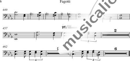 Drewes, Michael: Sinfonía Nr. 1 enen do menor 4. Movimiento - Violín 2+[Fl2+Ob2+Clar2+Fg2]+[Cr4+Trp2]+Tp+[Vla+Vc+Cb]:72