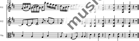 Führer, Robert: Caecilienmesse (Teil 3: Credo, Orchesterfassung) - Chor>SATB+Trp2+[Vl2+Vla+Kb]:14