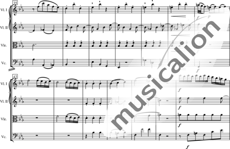 Blees, Ulrich: String Quartet No. 2, 1st mvt - Violin 2+Viola+Vlc:2