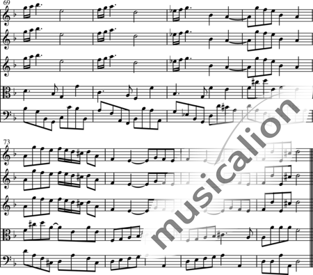 Vivaldi, Antonio: Violinkonzert d-moll: 3. Satz - Violine+[Vla+Vc]:8
