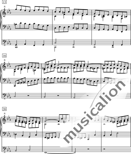 Sawitzky, Raphael: Orgel-Präludium c-moll - Orgel>mPed:2